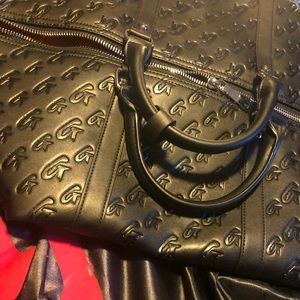 Black duffle matte GLAMAHOLIC bag